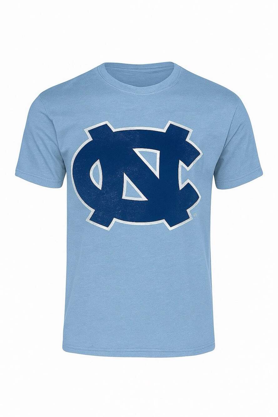 University T Men's North Carolina Tar Heels Distressed Primary Logo T-Shirt